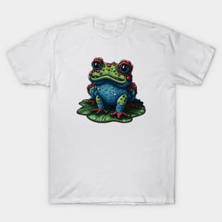 Cartoon colourful toad T-Shirt